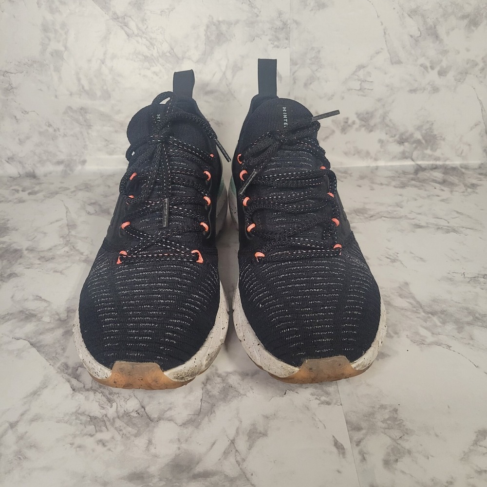 Under Armour HOVR Phantom 2 SE Black Teal‎ Coral Running Shoes Size 10